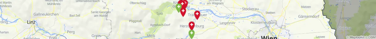 Map view for Pharmacies emergency services nearby Inzersdorf-Getzersdorf (Sankt Pölten (Land), Niederösterreich)